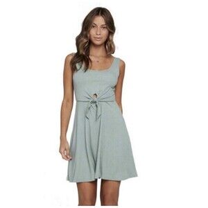 L*Space Topanga Tank Skater  Dress Reef Green Mini Sz Medium